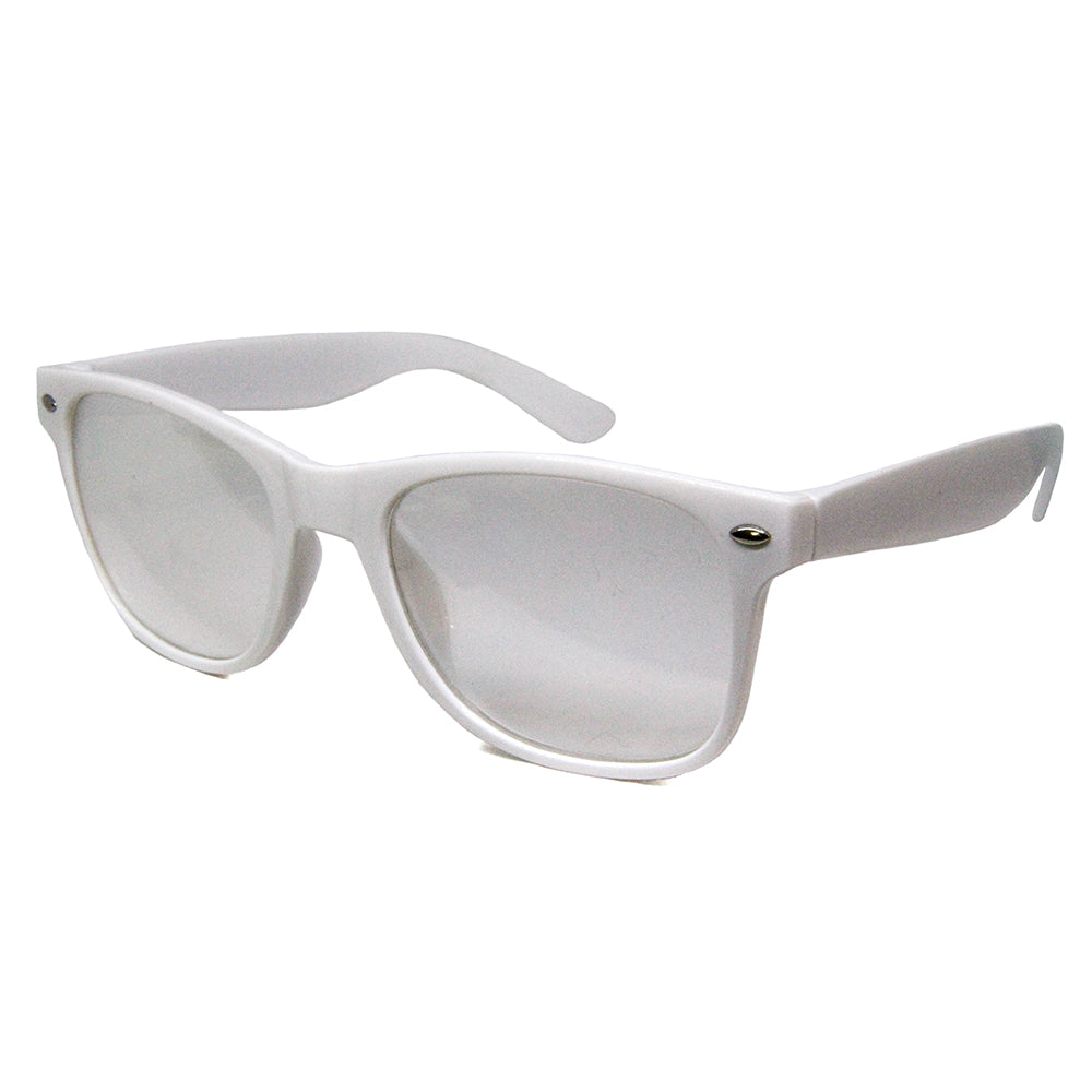 White best sale wayfarer frames