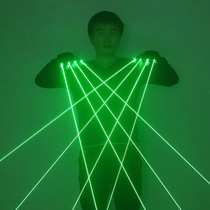 Green Laser Gloves