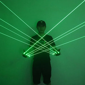 Green Laser Gloves