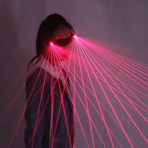 Red LED Laser Speed Dealer Glasses