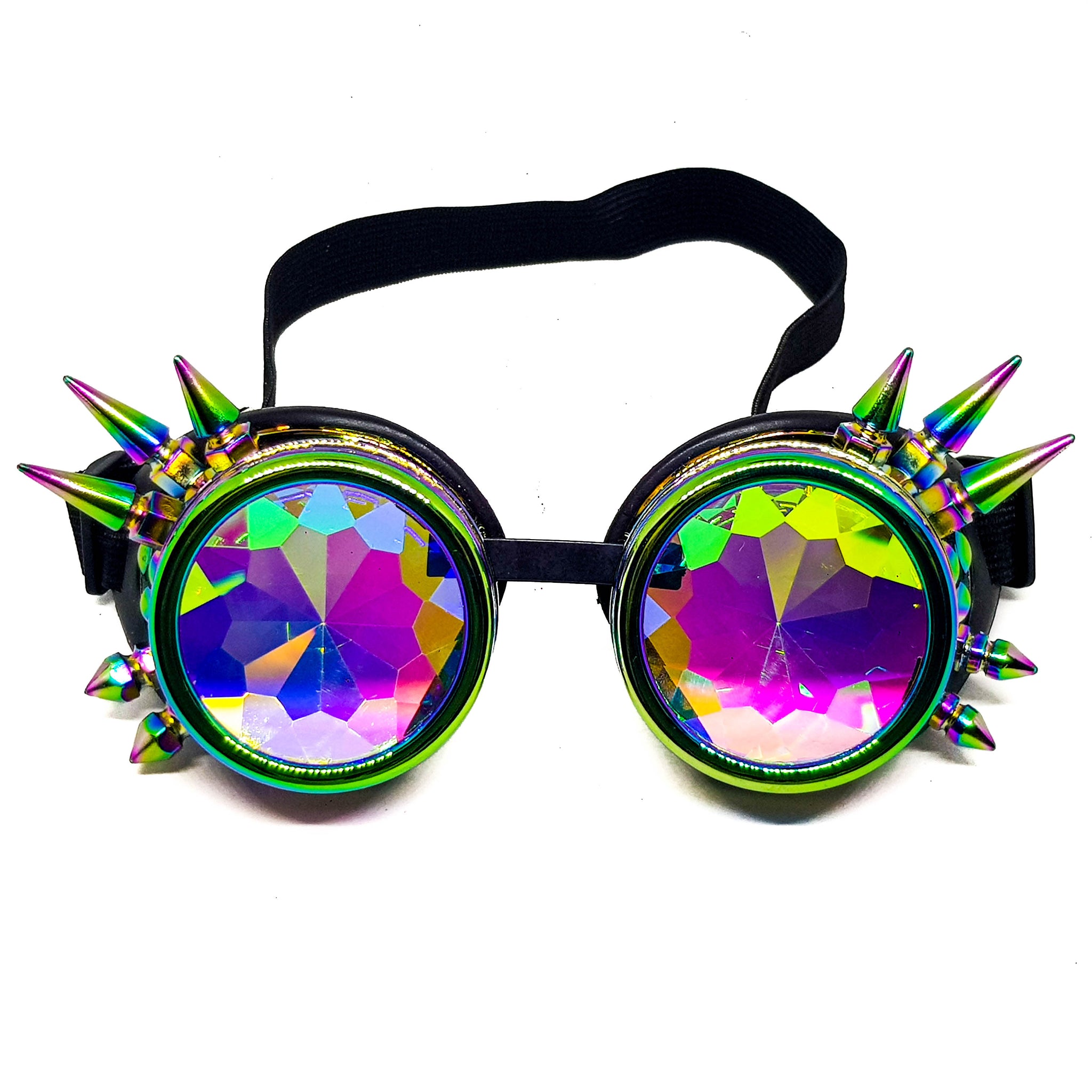 Psychedelic Steampunk Kaleidoscope Goggles V2 – Euphorium Store